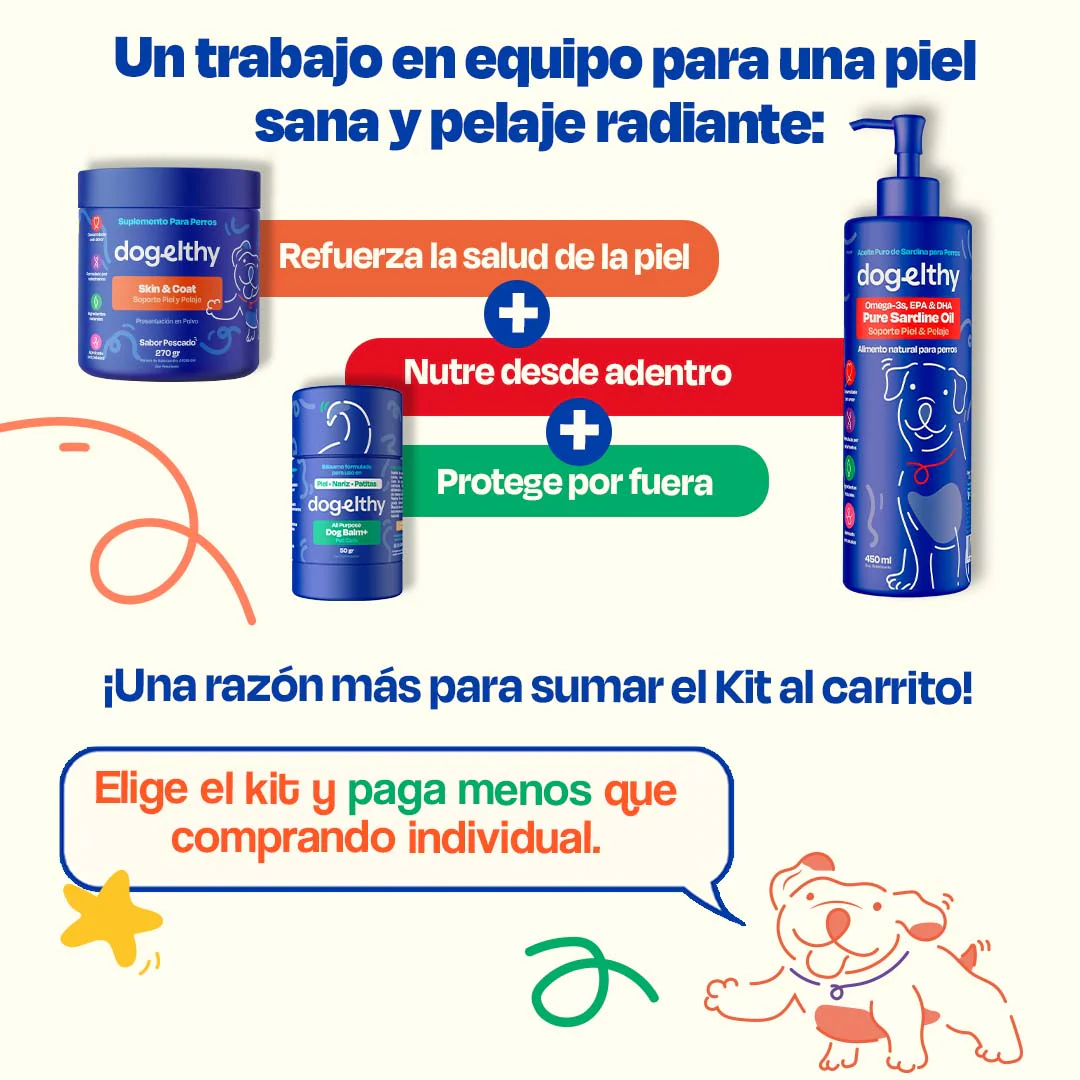 Kit de Omega 3 de Sardina para Perros - Sardine Skin Kit - Image 7