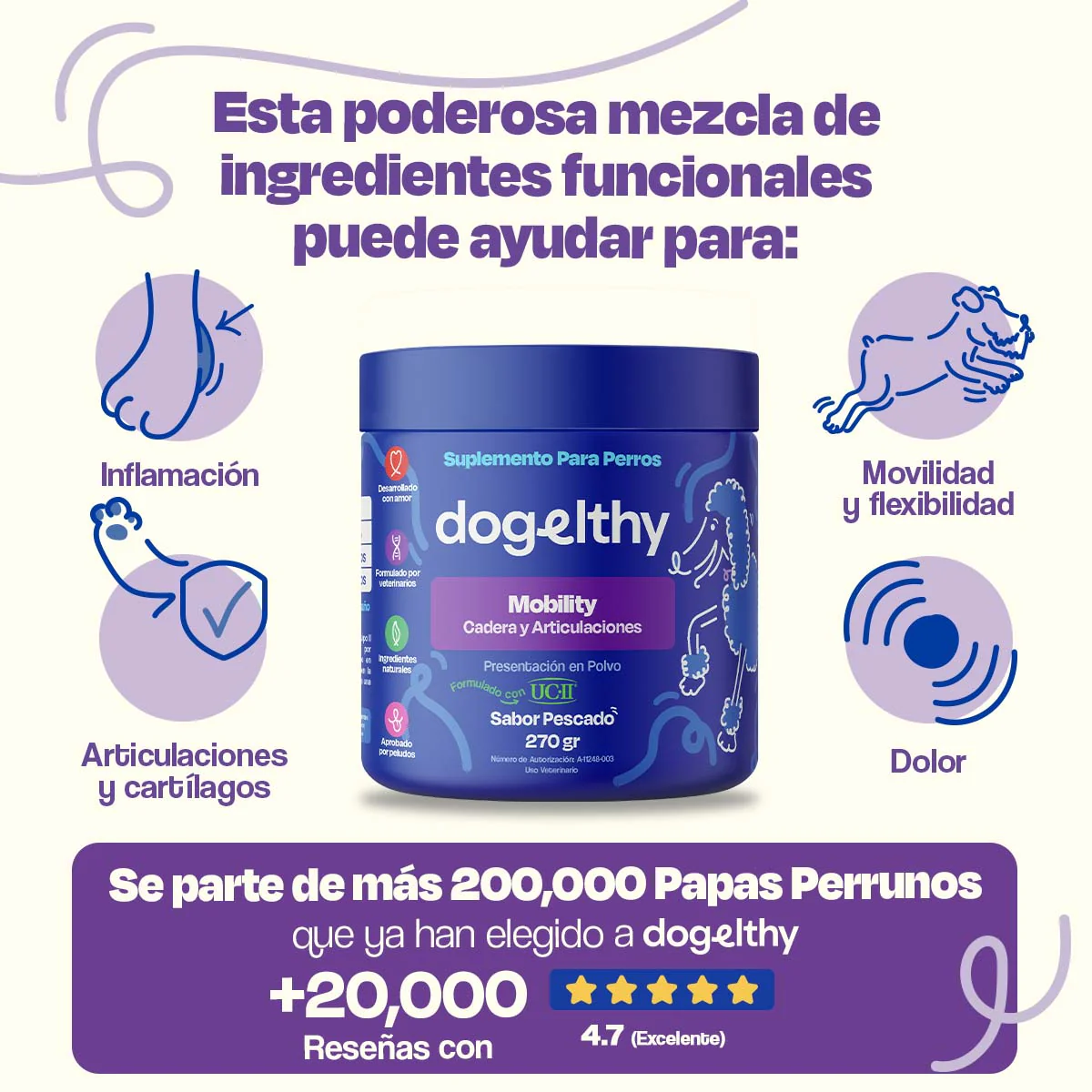 Suplemento para Articulaciones de Perros - Mobility - Image 6